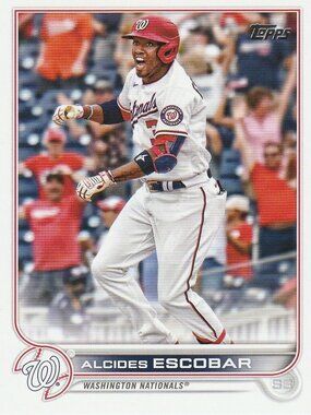 Alcides Escobar - 2022 Topps Series 1 Baseball Card